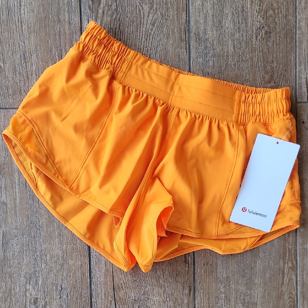 LULULEMON HOTTY HOT LIY ORANGE Style LW7AUSR SIZE 6 NWT